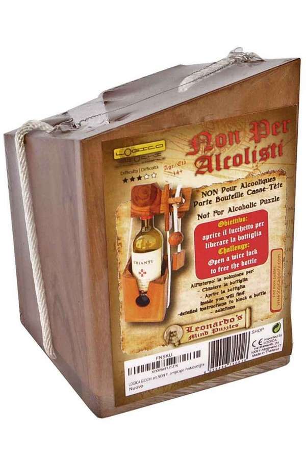 Logica Giochi Houten Breinbreker Fleshouder Puzzel - Afbeelding 2