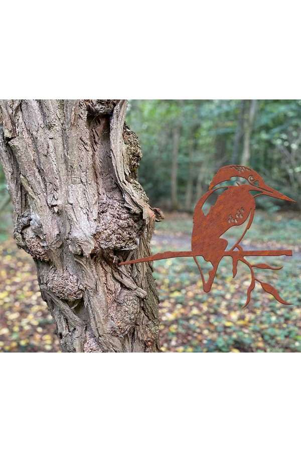 Geluksvogel Ijsvogel Roest metaal