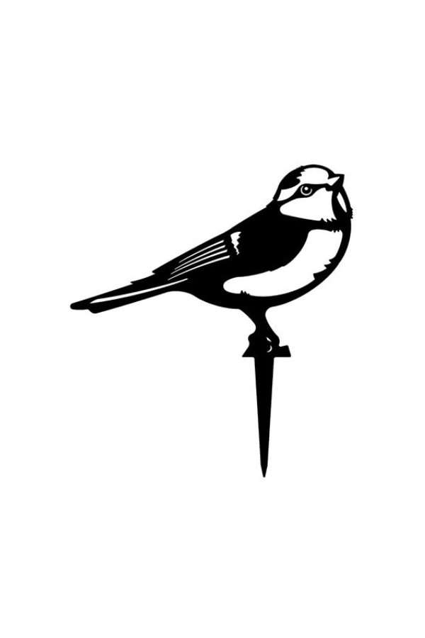 Geluksdier Mees tuinsteker Roest metaal