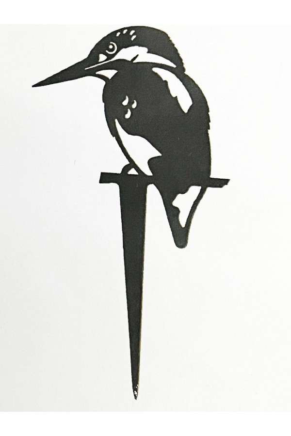 Geluksdier IJsvogel tuinsteker Roest metaal