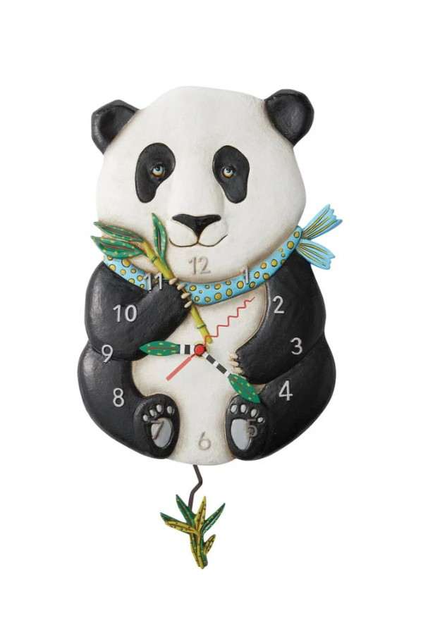 Wandklok Snuggles the Panda, quartz, 30 cm
