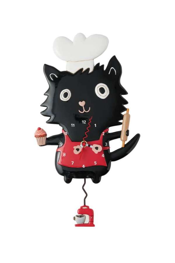 Klok kat als bakker/kok