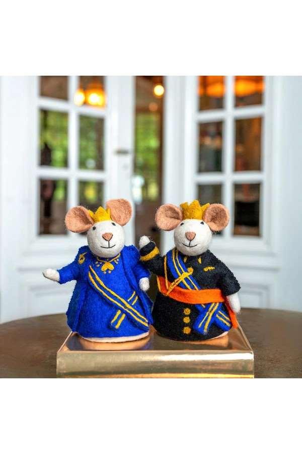 Decoratie Muis Koning en Koningin
