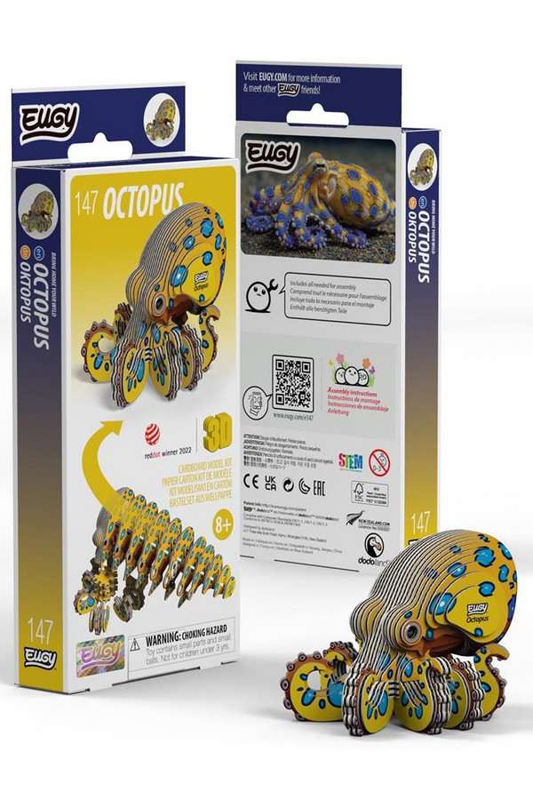 Eugy 3D Model: Zeedier / Octopus, inktvis