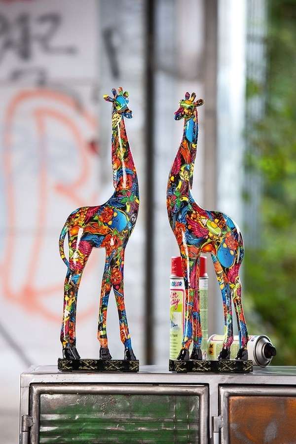 Sculptuur, Giraf, Street Art