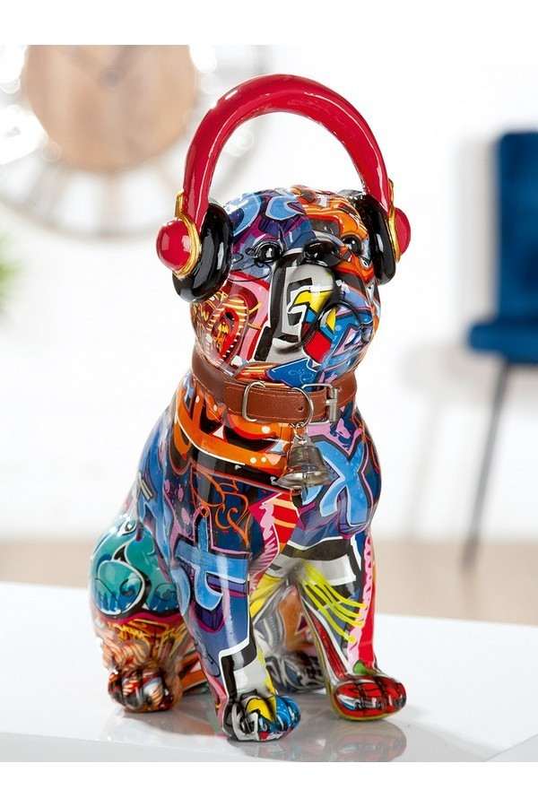 Figuur Bulldog, Streeet Art