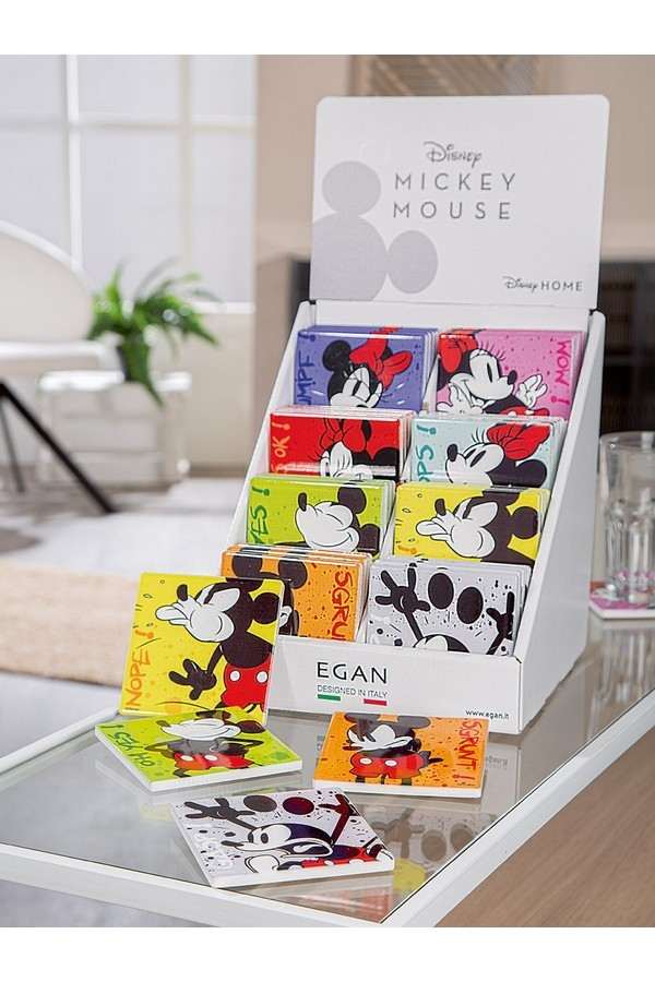 Disney, onderzetters, Mickey & Minnie I am, set van 40 stuks