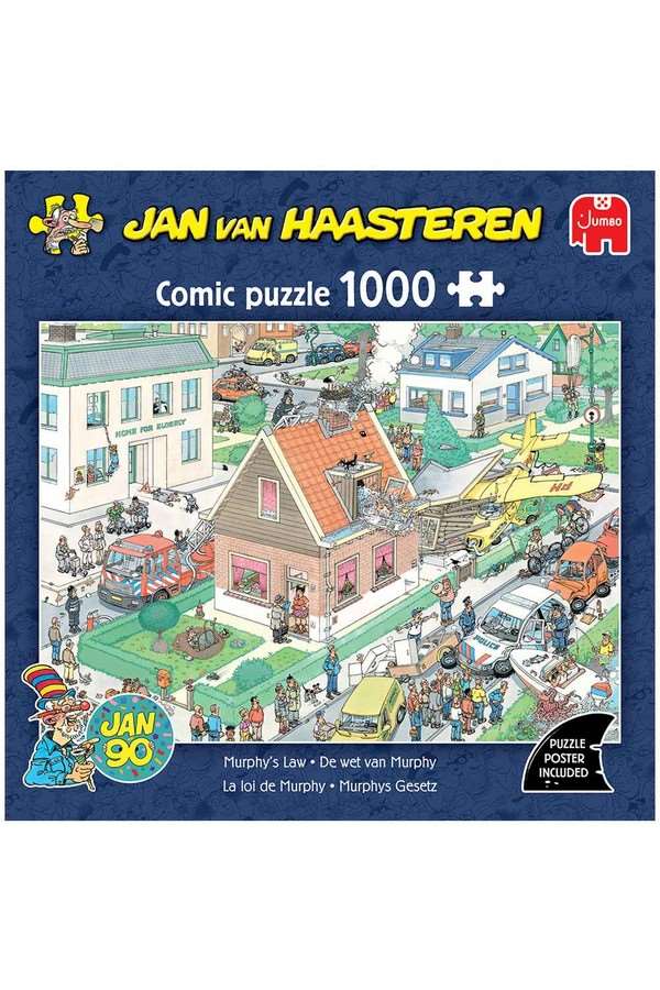 Jan van Haasteren - de wet van Murphy (1000) (NK jigsaw NL puzzle final teams)