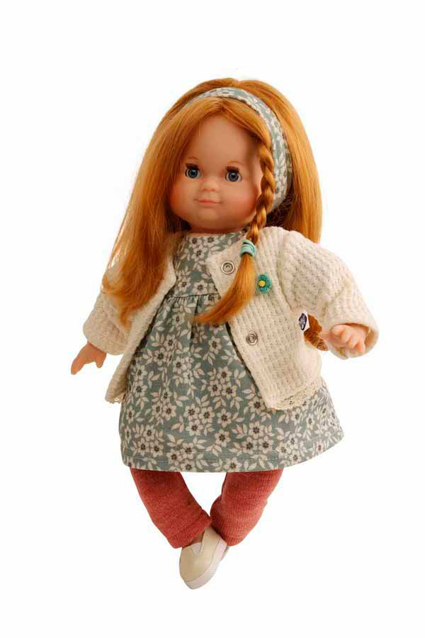 Pop “Schlummerle” 32 cm met rood haar