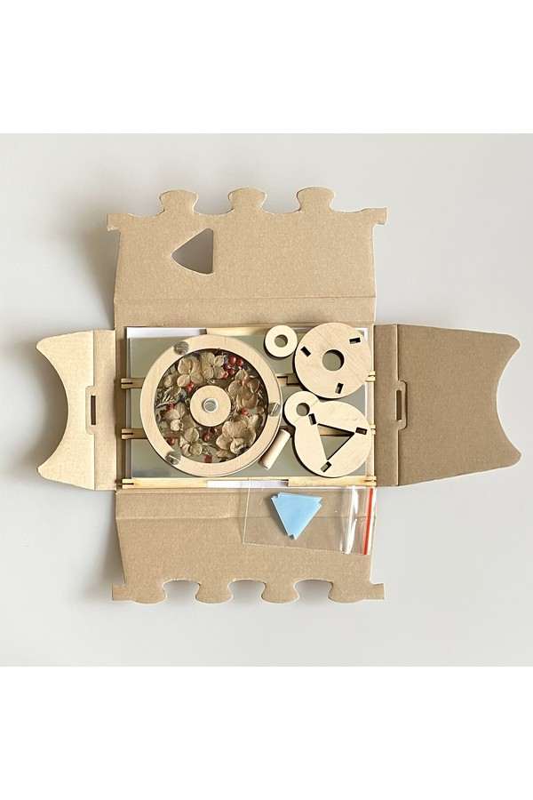 DIY bloemen kaleidoscoop / Winterglans