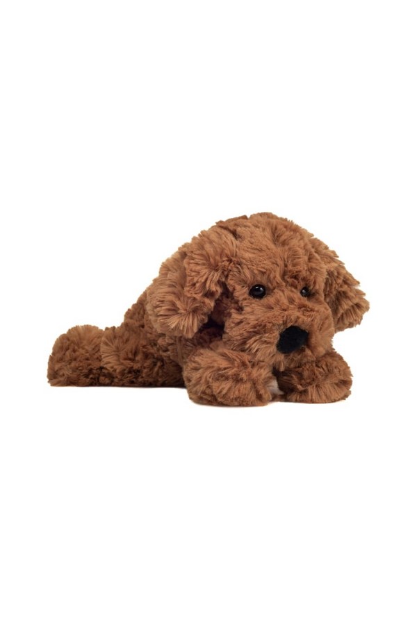 Hangende hond bruin
