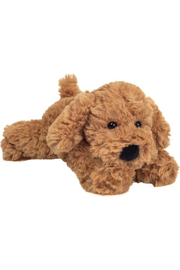 Hangende hond lichtbruin