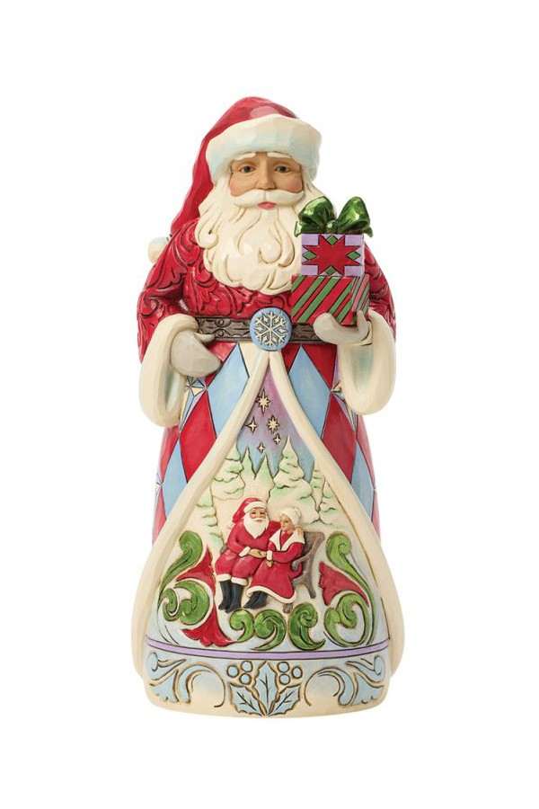 Kerstman met Kerstman en mevrouw Claus – scène van Heartwood Creek