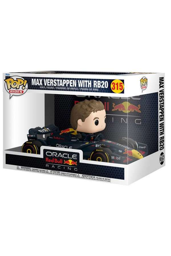 Formula 1 POP! Rides Super Deluxe Vinyl
Figure RB- Verstappen w/RB20 15 cm