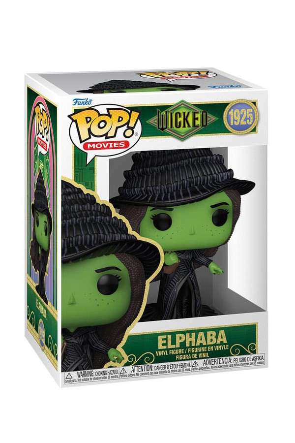 Wicked POP! Vinyl Figure Elphaba with Grimmerie 9 cm