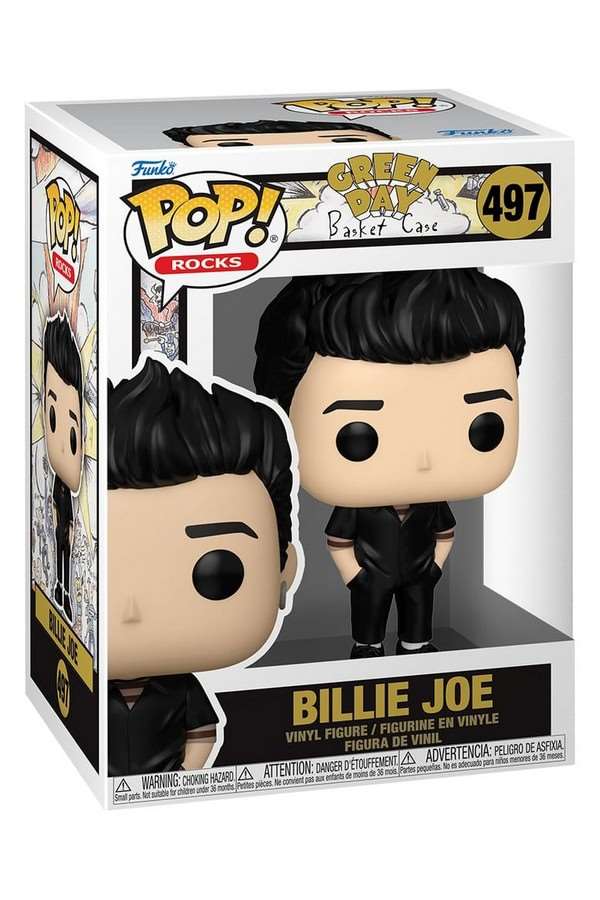 Green Day POP! Rocks Vinyl Figure Billie Joe(Basket Case) 9 cm