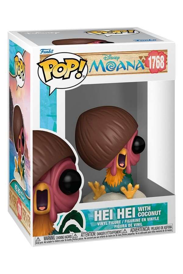 Moana POP! & Buddy Vinyl Figure Hei Heiw/Coconut 9 cm