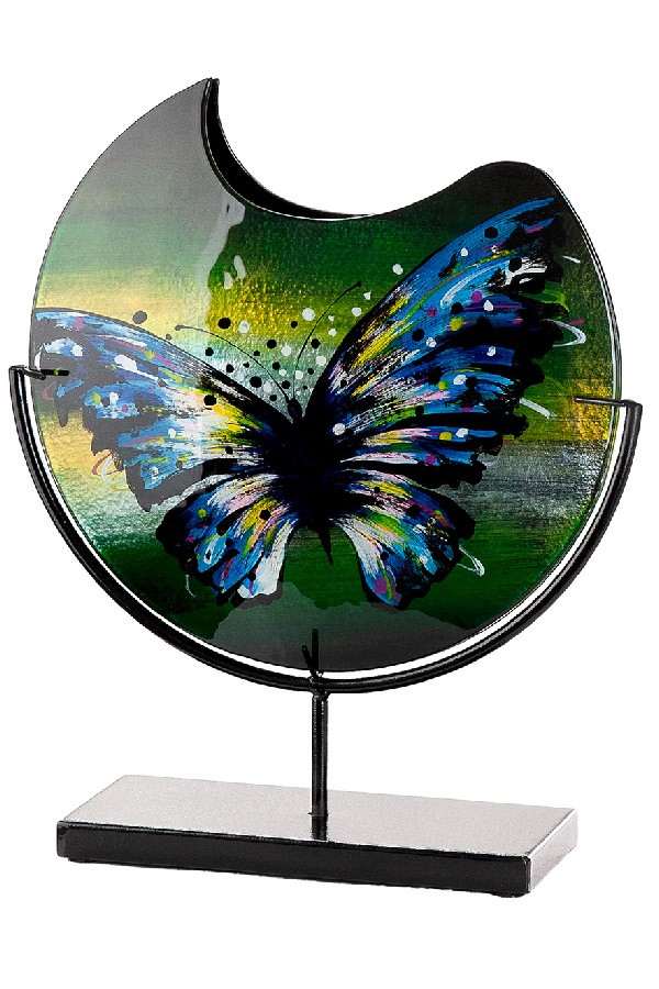 Vaas rond vlinder „Schmetterling“