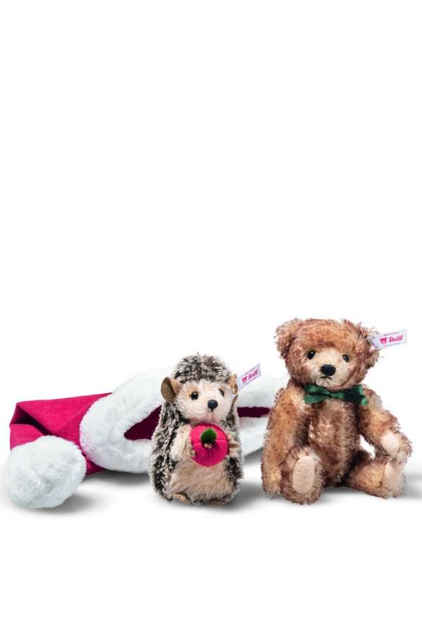 Egel en Teddybeer in een Santa kerstmuts - Image 2
