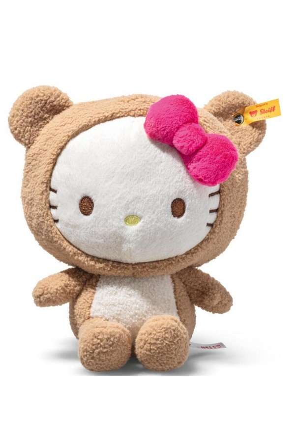 Hello Kitty in een Teddybeer costuum