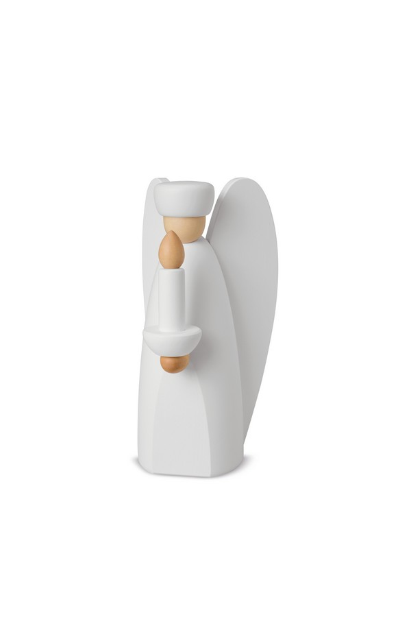 Lichtengel voor de kerststal, klein, wit