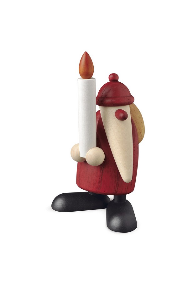 Kerstman met kaars, klein
