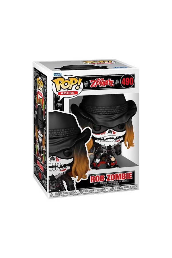 Rob Zombie POP! Rocks Vinyl Figure Rob Zombie w/Bandana 9 cm