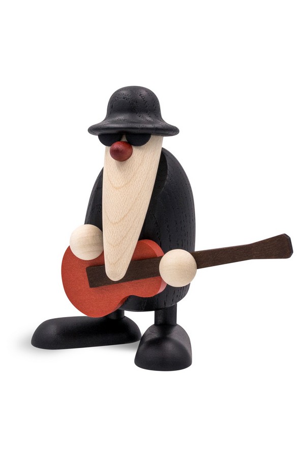 De heer Loose op gitaar