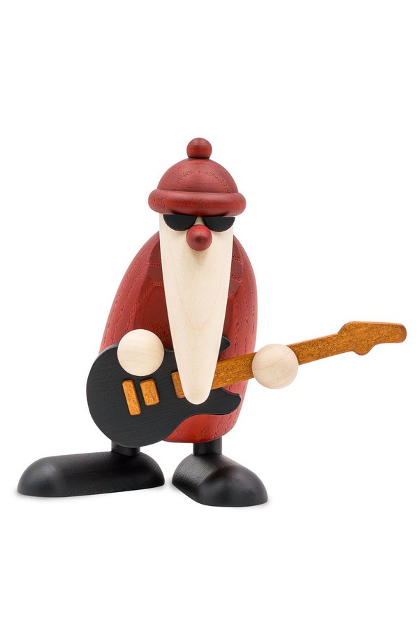 Kerstman met gitaar