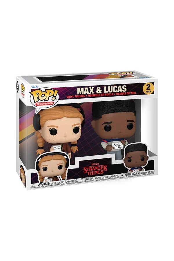 Stranger Things POP! Animation Vinyl Figures 2-Pack Max & Lucas 9 cm