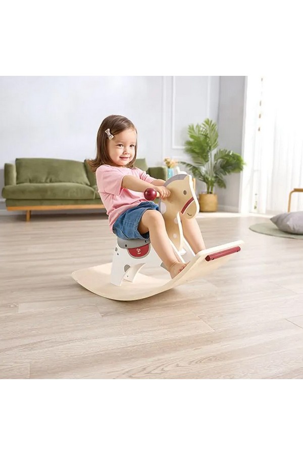 Hobbelpaard en balance board 2 in 1