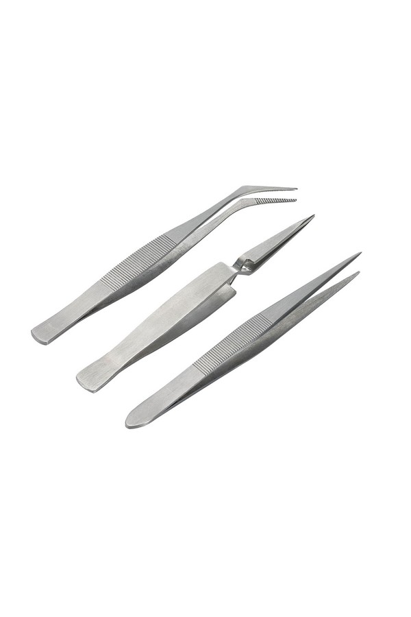 Set van 3 pincetten Revell gereedschap